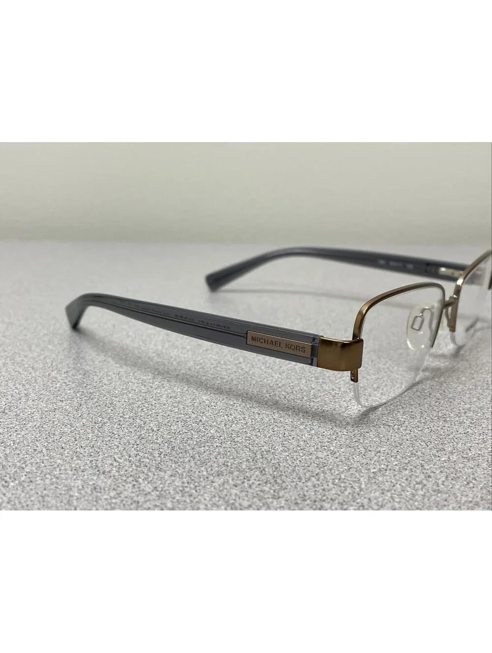 Michael Kors Mitzi IV MK 7008 1081 Brown Blue Half Eyeglasses Frames 53[]17-135